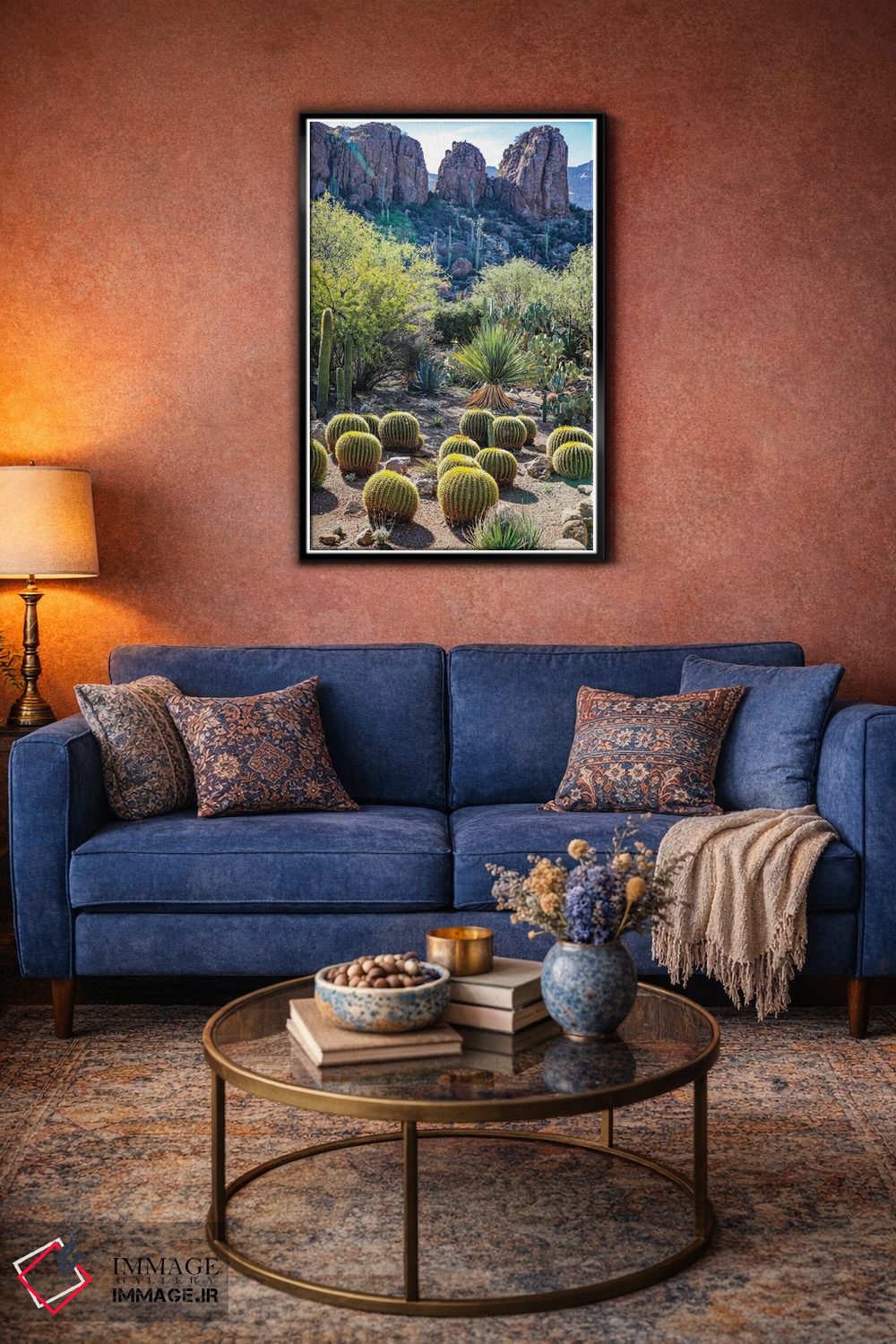 تابلو دکوراتیو USA Saguaro Cactus,آریزونا، آمریکا. کاکتوس ساگوارو اثر جولی سیندا - D6B