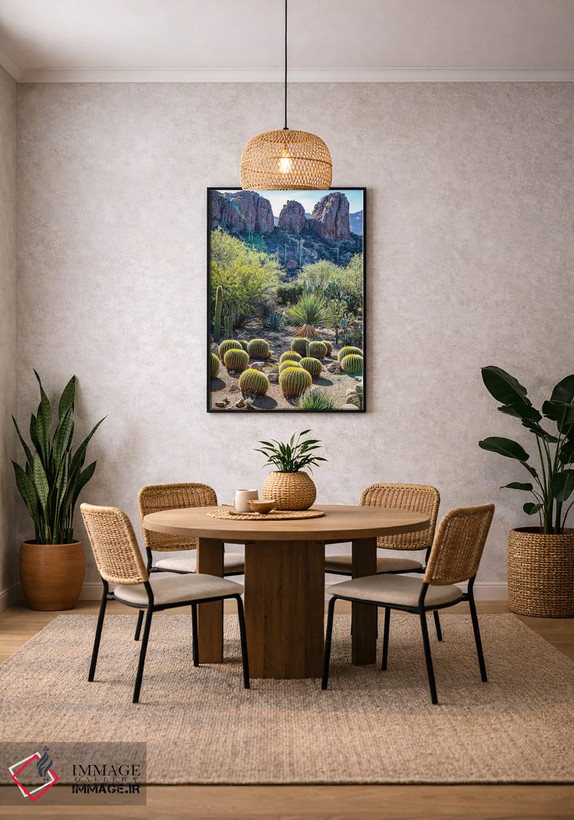 تابلو دکوراتیو USA Saguaro Cactus,آریزونا، آمریکا. کاکتوس ساگوارو اثر جولی سیندا - D5B