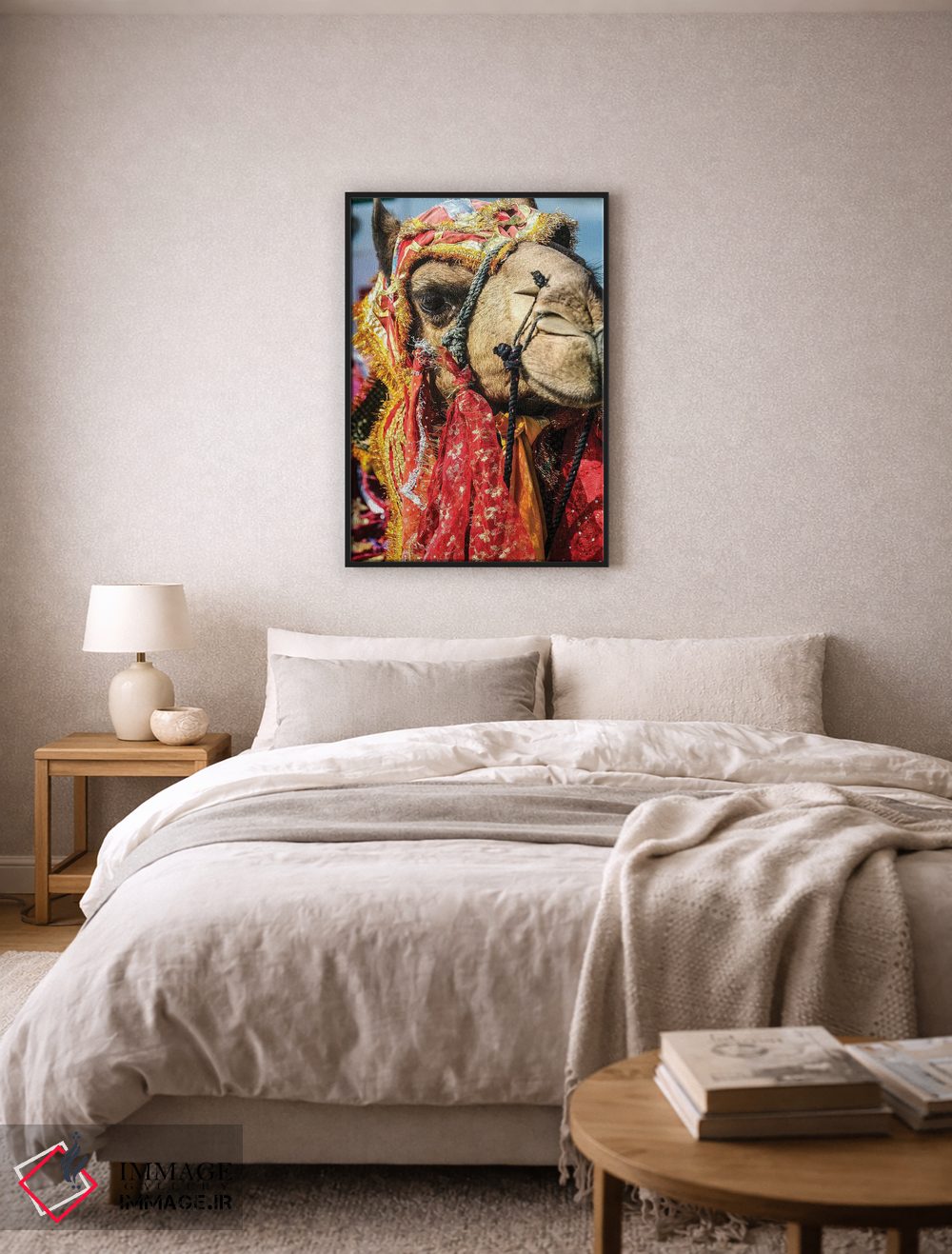 تابلو دکوراتیو Rajasthan, India. India decorated Camel, Diwali Festival of… اثر جولی سیندا - D6B