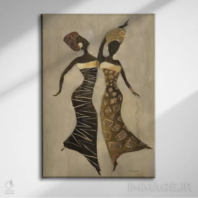 تابلو دکوراتیو جشن I اثر جولیا شاترنیک - نمای روبهرو روی دیوار