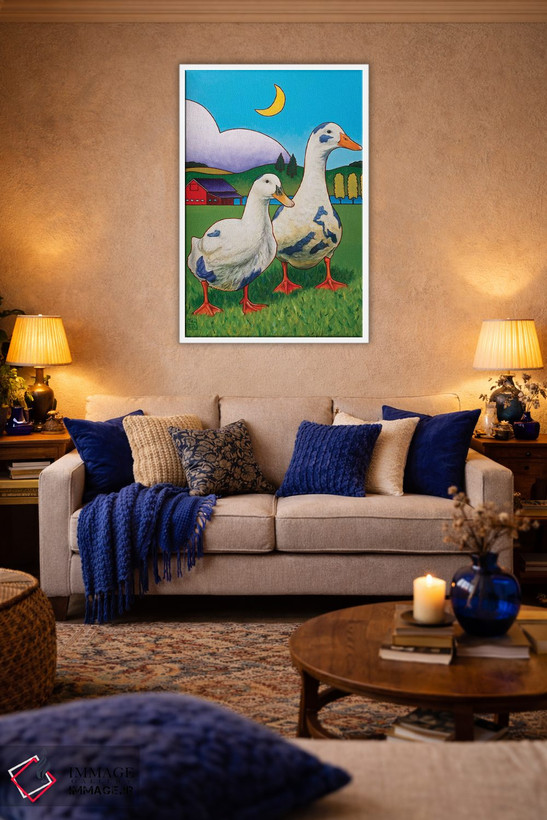 تابلو دکوراتیو بتسی و والتر اثر استیسی نومیلر - D3W