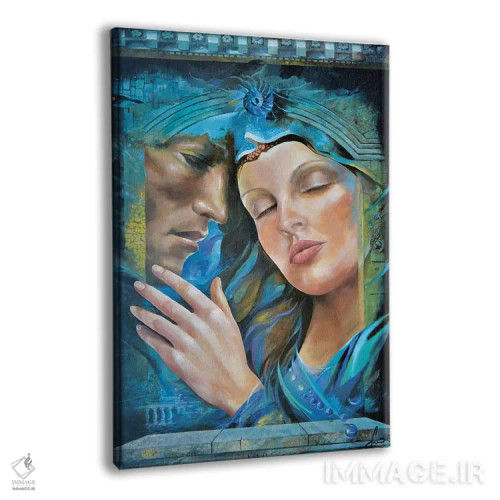 تابلو دکوراتیو ما یکی هستیم اثر سینیشا ساراتلیک - نمای پرسپکتیو محصول