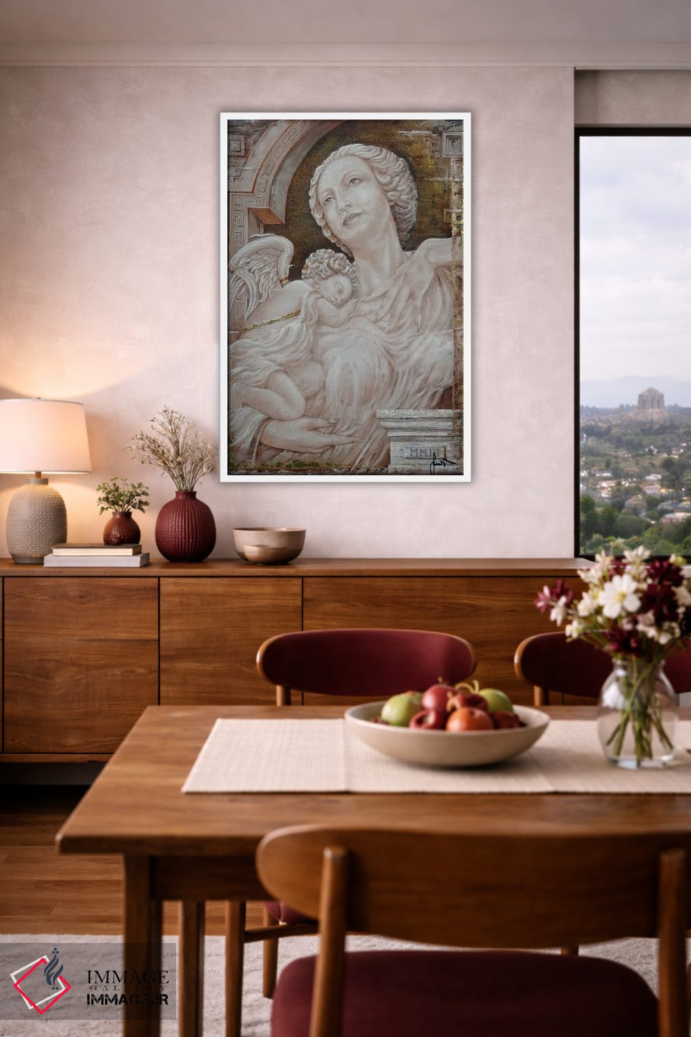 تابلو دکوراتیو فرشته اثر سینیشا ساراتلیک - D2W