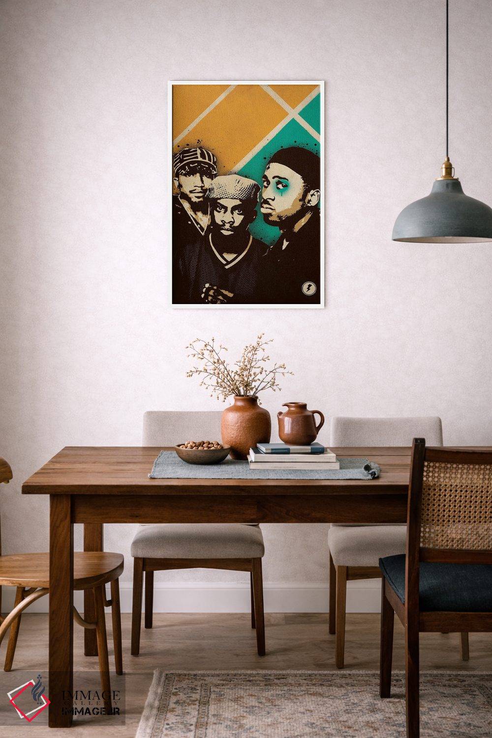 تابلو دکوراتیو قبیله ای به نام کوئست اثر سوپانوا - D6W