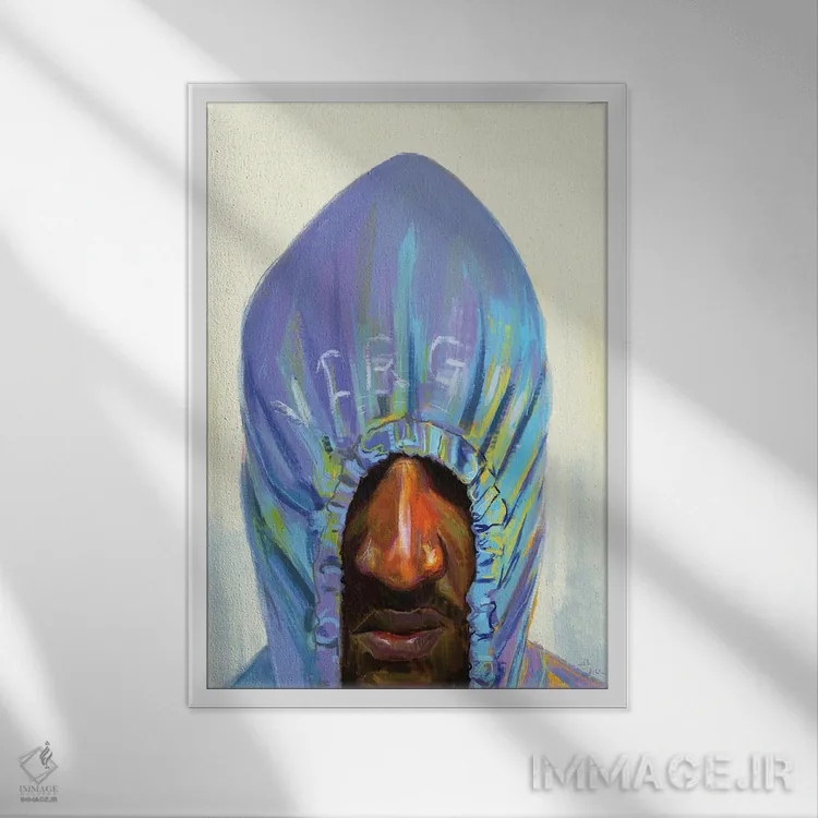 تابلو دکوراتیو ویرجیل ابلا اثر سم آنچه - نمای قابدار سفید