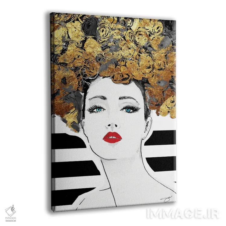 تابلو دکوراتیو زیبا اثر استودیو وان - نمای پرسپکتیو محصول