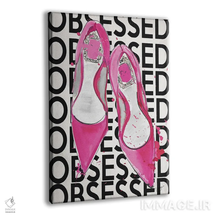 تابلو دکوراتیو وسواسی اثر استودیو وان - نمای پرسپکتیو محصول