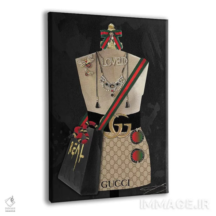 تابلو دکوراتیو دختر رومی اثر استودیو وان - نمای پرسپکتیو محصول