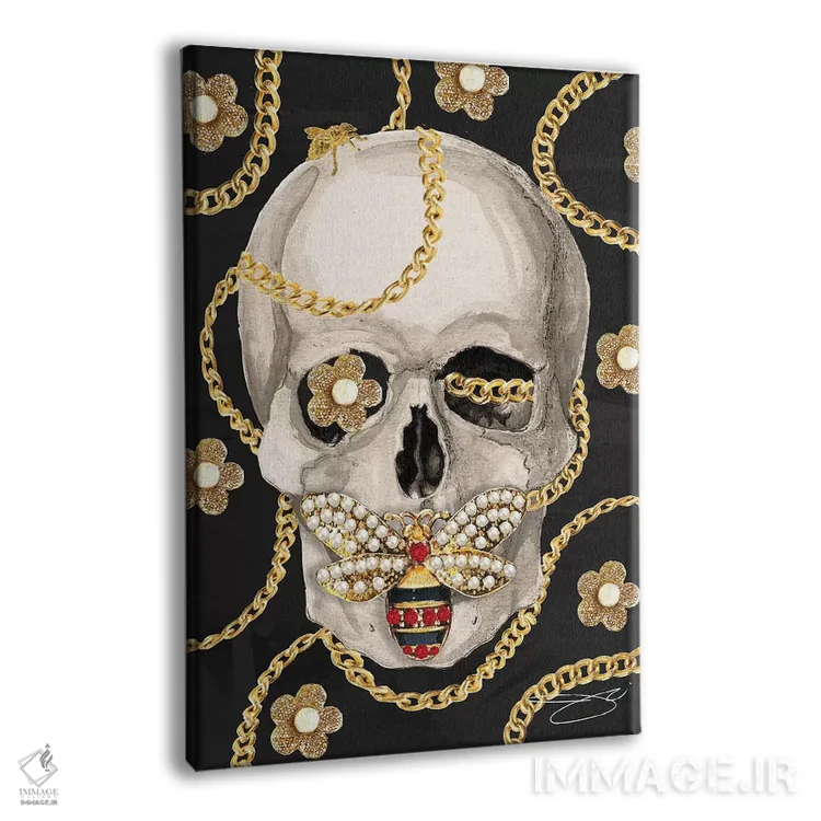 تابلو دکوراتیو سکوت طلاست اثر استودیو وان - نمای پرسپکتیو محصول