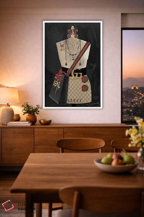 تابلو دکوراتیو دختر رومی اثر استودیو وان - D1W