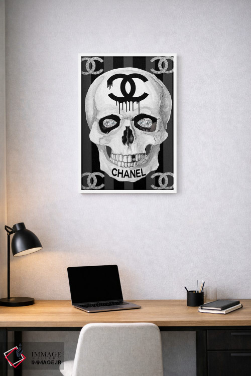تابلو دکوراتیو جمجمه شنل اثر استودیو وان - D1W