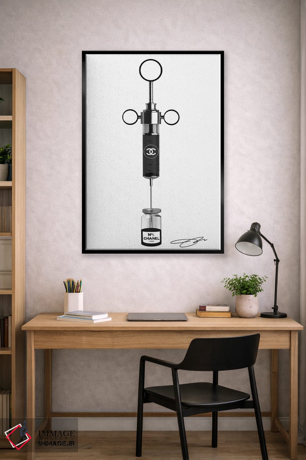 تابلو دکوراتیو شات شنل اثر استودیو وان - D1B