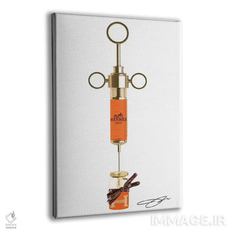 تابلو دکوراتیو شات هرمس اثر استودیو وان - نمای پرسپکتیو محصول