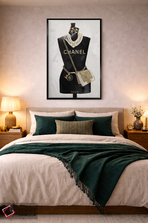 تابلو دکوراتیو دختر پاریسی اثر استودیو وان - D4B