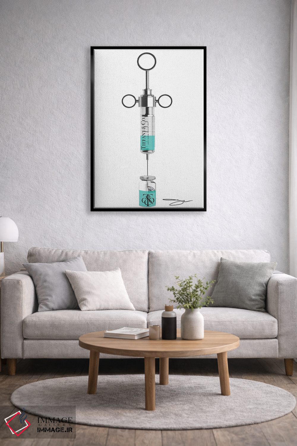 تابلو دکوراتیو شات الماس اثر استودیو وان - D5B