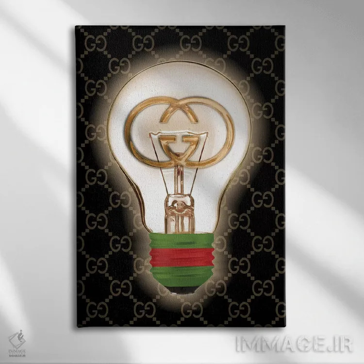 تابلو دکوراتیو گوچی ایده خوبی است اثر استودیو وان - نمای روبهرو روی دیوار