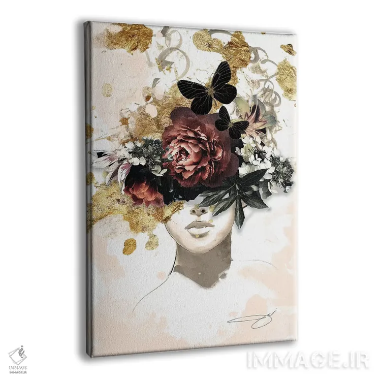 تابلو انتزاعی در رویاهایم اثر استودیو وان - نمای پرسپکتیو محصول