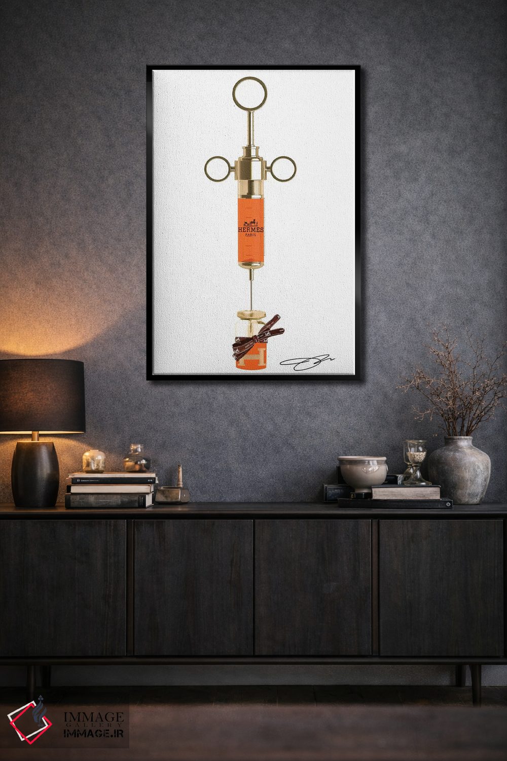 تابلو دکوراتیو شات هرمس اثر استودیو وان - D2B