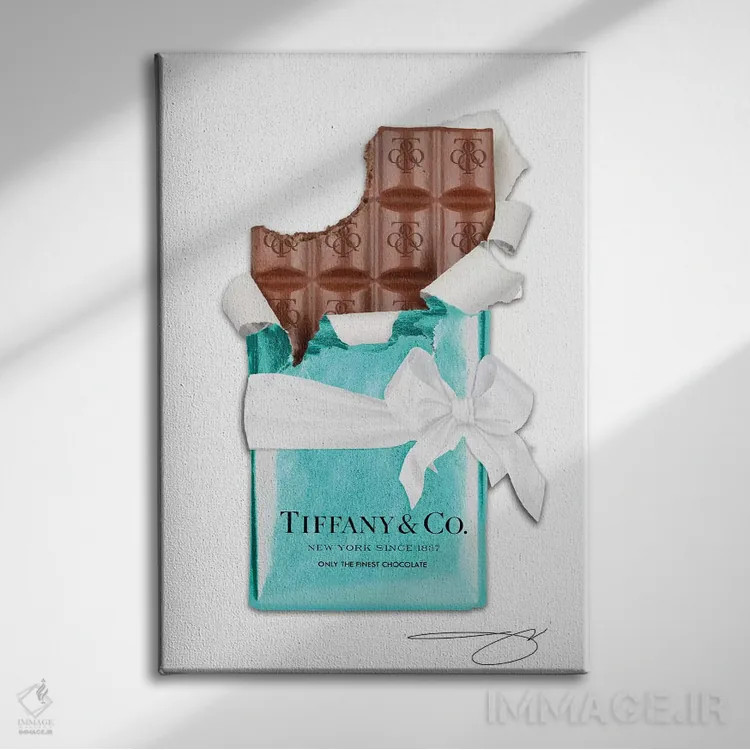 تابلو دکوراتیو اشتیاق به الماس ها اثر استودیو وان - نمای روبهرو روی دیوار