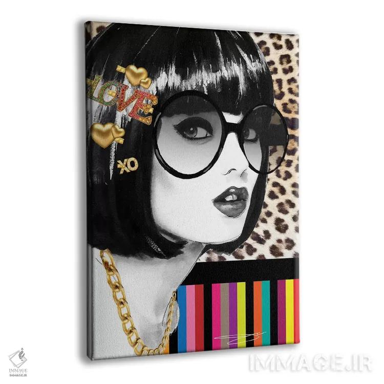 تابلو دکوراتیو فقط نگاه می کنم اثر استودیو وان - نمای پرسپکتیو محصول