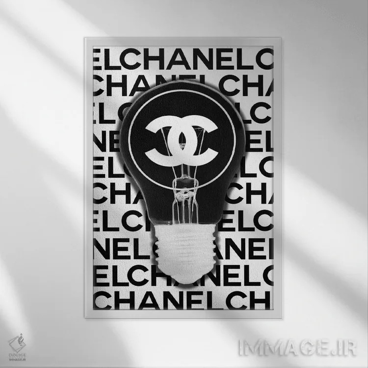 تابلو دکوراتیو شنل ایده خوبی است اثر استودیو وان - نمای قابدار سفید