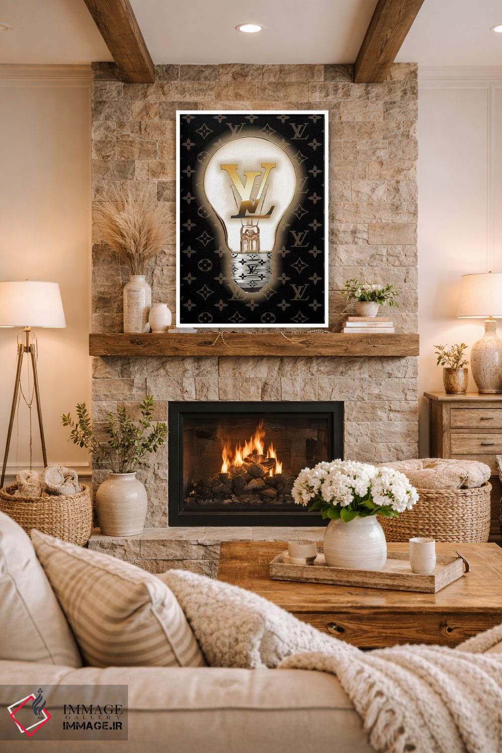 تابلو دکوراتیو لویی ایده خوبی است اثر استودیو وان - D1W