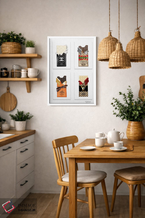 تابلو دکوراتیو اشتیاق برای لباس های سفارشی اثر استودیو وان - D3W