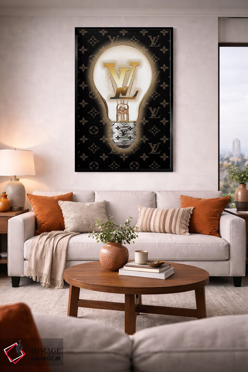 تابلو دکوراتیو لویی ایده خوبی است اثر استودیو وان - D2B