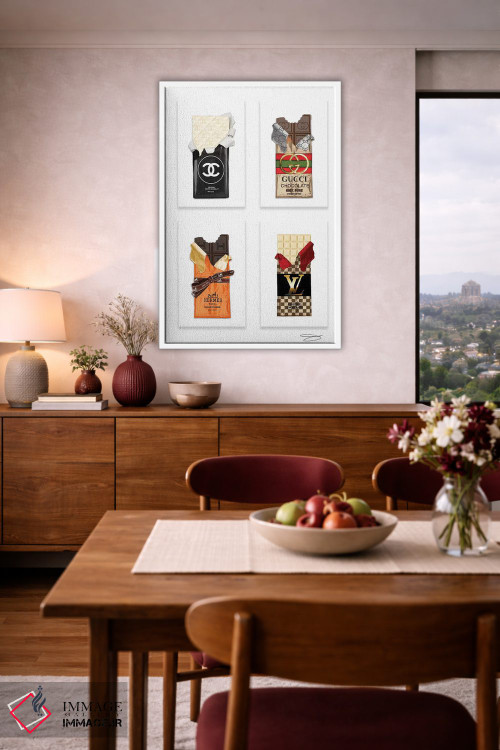 تابلو دکوراتیو اشتیاق برای لباس های سفارشی اثر استودیو وان - D4W