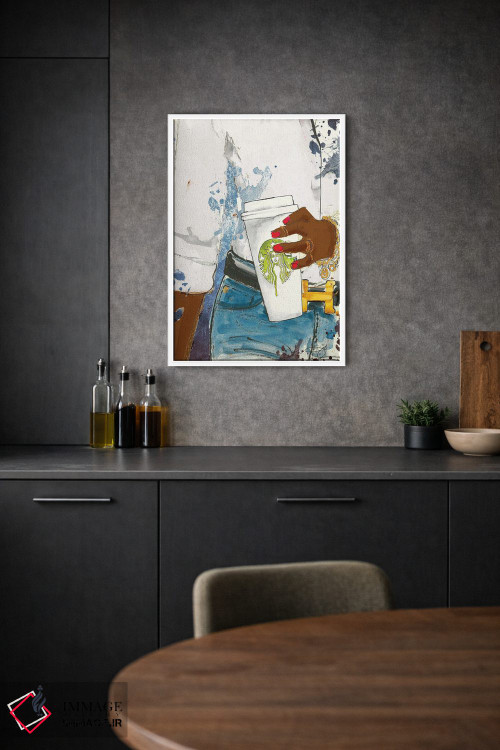 تابلو دکوراتیو ایمان به استارباکس اثر استودیو وان - D1W