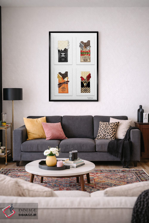 تابلو دکوراتیو اشتیاق برای لباس های سفارشی اثر استودیو وان - D5B