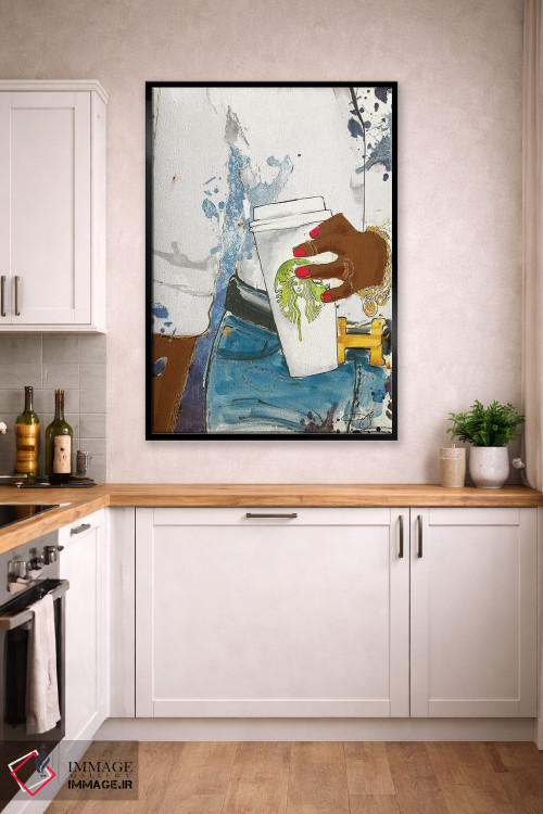 تابلو دکوراتیو ایمان به استارباکس اثر استودیو وان - D2B