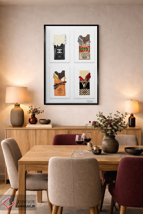 تابلو دکوراتیو اشتیاق برای لباس های سفارشی اثر استودیو وان - D6B