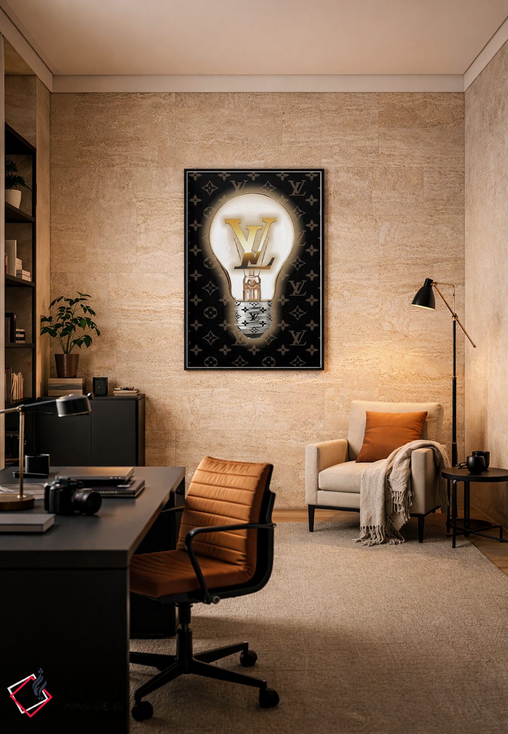 تابلو دکوراتیو لویی ایده خوبی است اثر استودیو وان - D6B