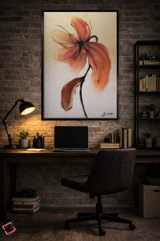 تابلو مینیمال طلایی اثر استودیو سوسو - D6B