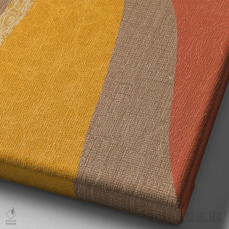تابلو دکوراتیو مادر باردار اثر شرکت کاغذ ساگمون - نمای نزدیک بافت بوم