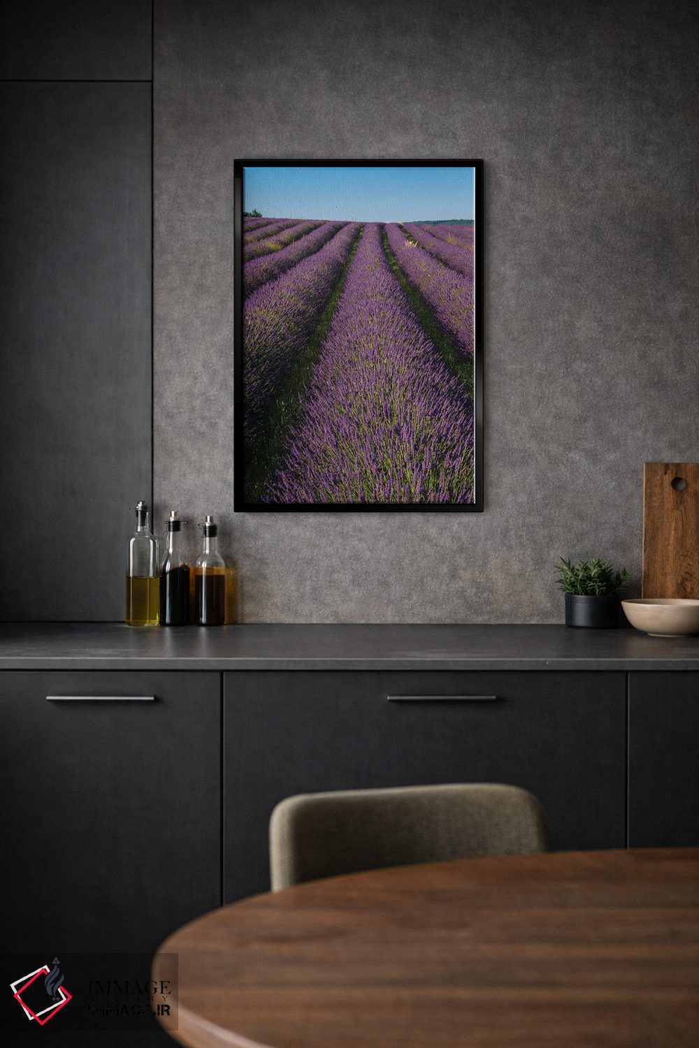 تابلو دکوراتیو In Bloom. Sault, Provence, France.,مزرعه ای از اسطوخودوس… اثر سرجیو پیتامیتز - D2B