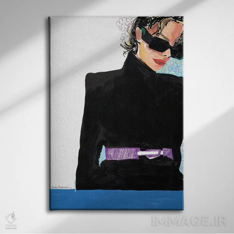 تابلو دکوراتیو Goodbye,هاله، خداحافظ اثر ساشا رابینسون - نمای روبهرو روی دیوار