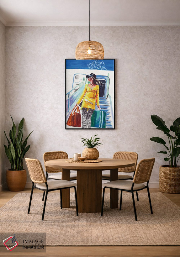 تابلو دکوراتیو شیفته سفر اثر ساشا رابینسون - D4B