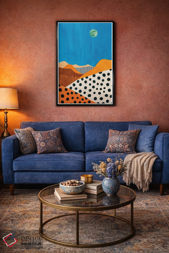 تابلو مدرن بیابان اثر ساشا رابینسون - D5B