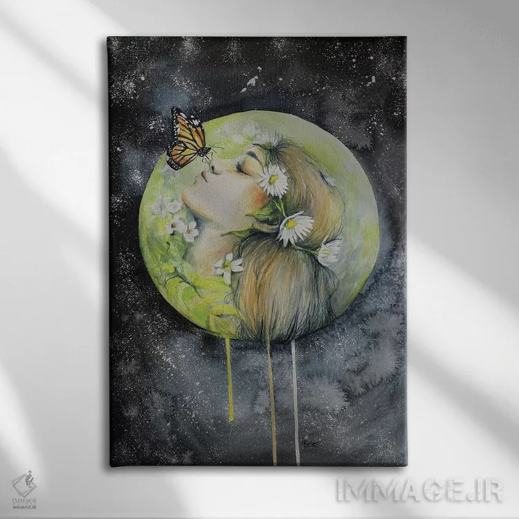 تابلو دکوراتیو احساسش کن اثر سارا ریچز - نمای روبهرو روی دیوار