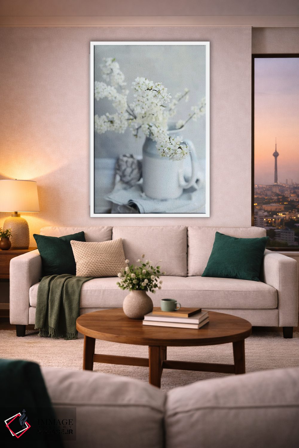 تابلو دکوراتیو در آغوش کشیدن فصل اثر سارا گاردنر - D2W