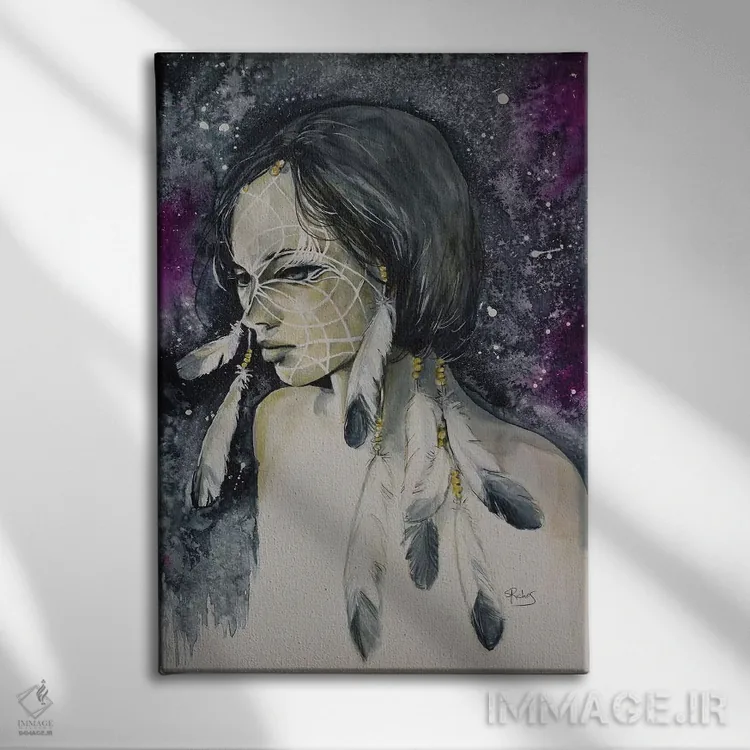 تابلو دکوراتیو اجازه بده رویاهایت را بگیرم اثر سارا ریچز - نمای روبهرو روی دیوار