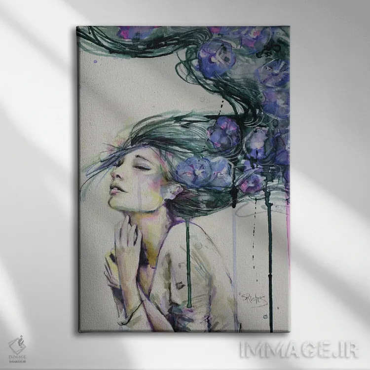 تابلو دکوراتیو ضربه ای به قلب اثر سارا ریچز - نمای روبهرو روی دیوار
