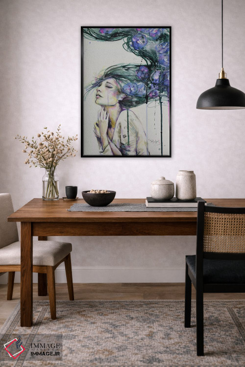 تابلو دکوراتیو ضربه ای به قلب اثر سارا ریچز - D5B