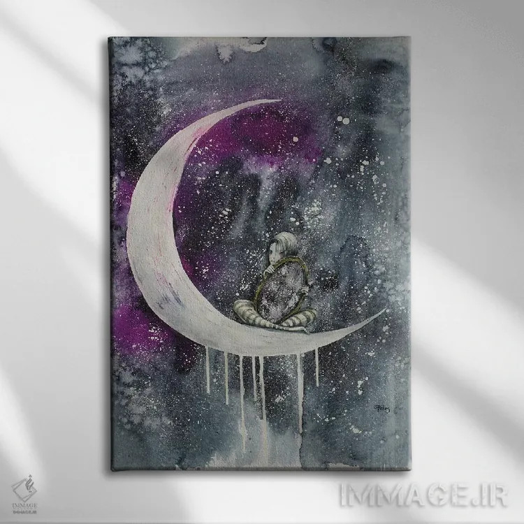 تابلو دکوراتیو درون اثر سارا ریچز - نمای روبهرو روی دیوار