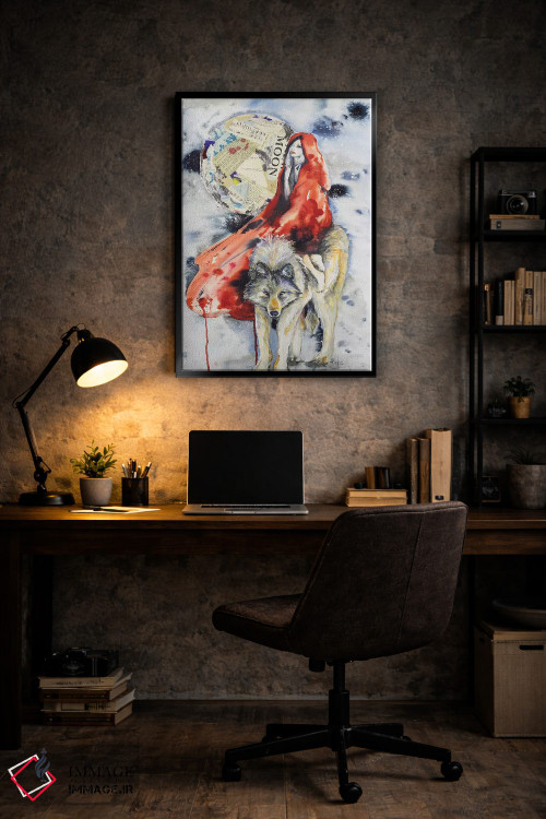 تابلو دکوراتیو ماه نو اثر سارا ریچز - D6B