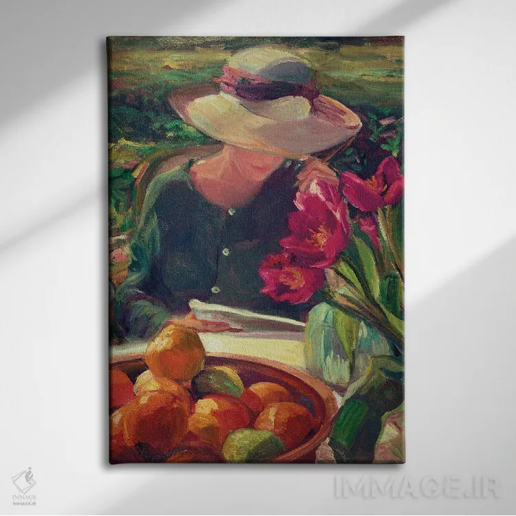 تابلو دکوراتیو جنی عزیز اثر سالی روزنبام - نمای روبهرو روی دیوار