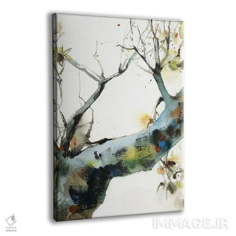 تابلو انتزاعی چوب نروژی شماره ۳ اثر سوفی روباورف - نمای پرسپکتیو محصول
