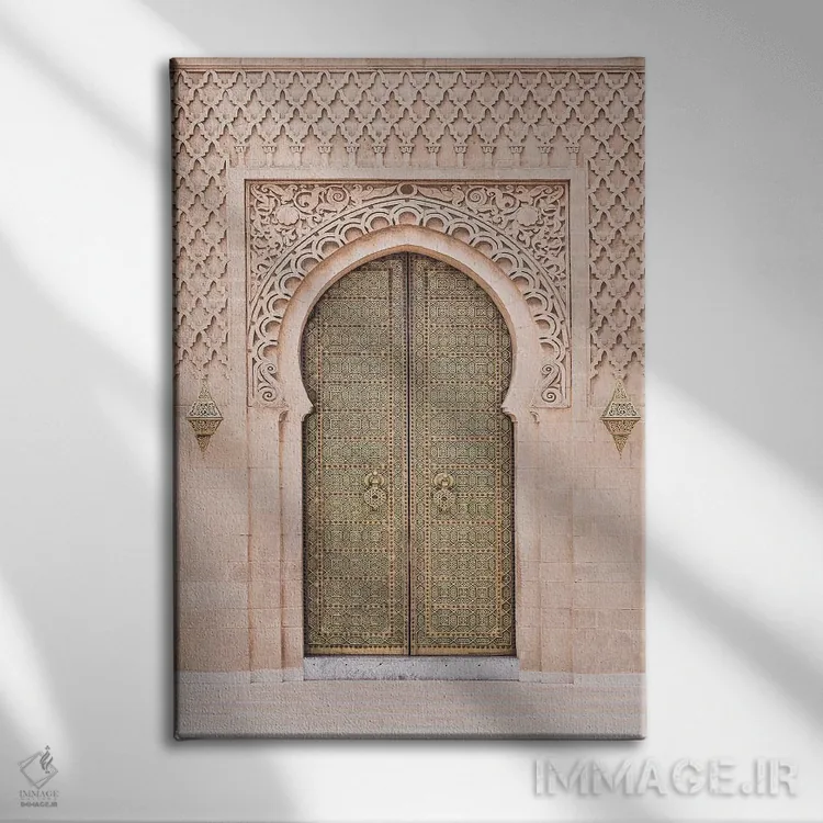 تابلو دکوراتیو مراکش اثر سیسی و سب - نمای روبهرو روی دیوار